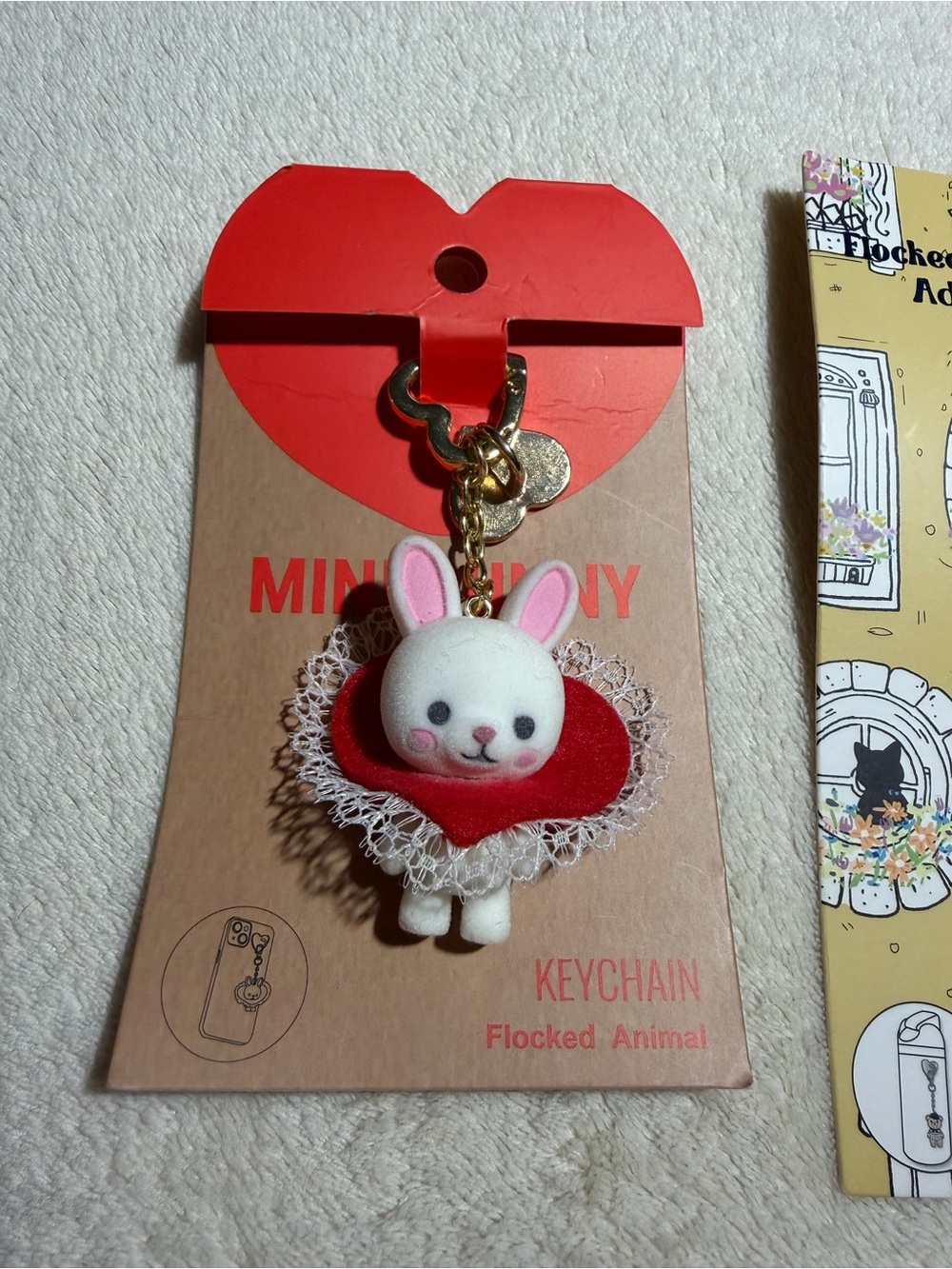 Urban Outfitters Flocked Animal Keychain Bundle - Picture 2 of 4